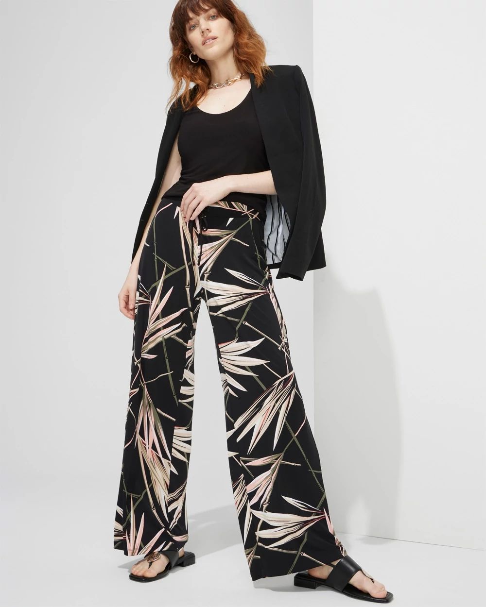 Outlet WHBM Wide-Leg Pants