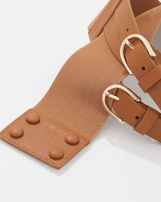 Multi Strap Wide Waist Belt click to view larger image.