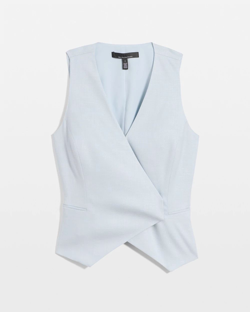 Crosshatch Surplice Vest