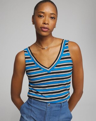 Outlet WHBM Double V-Neck Tank