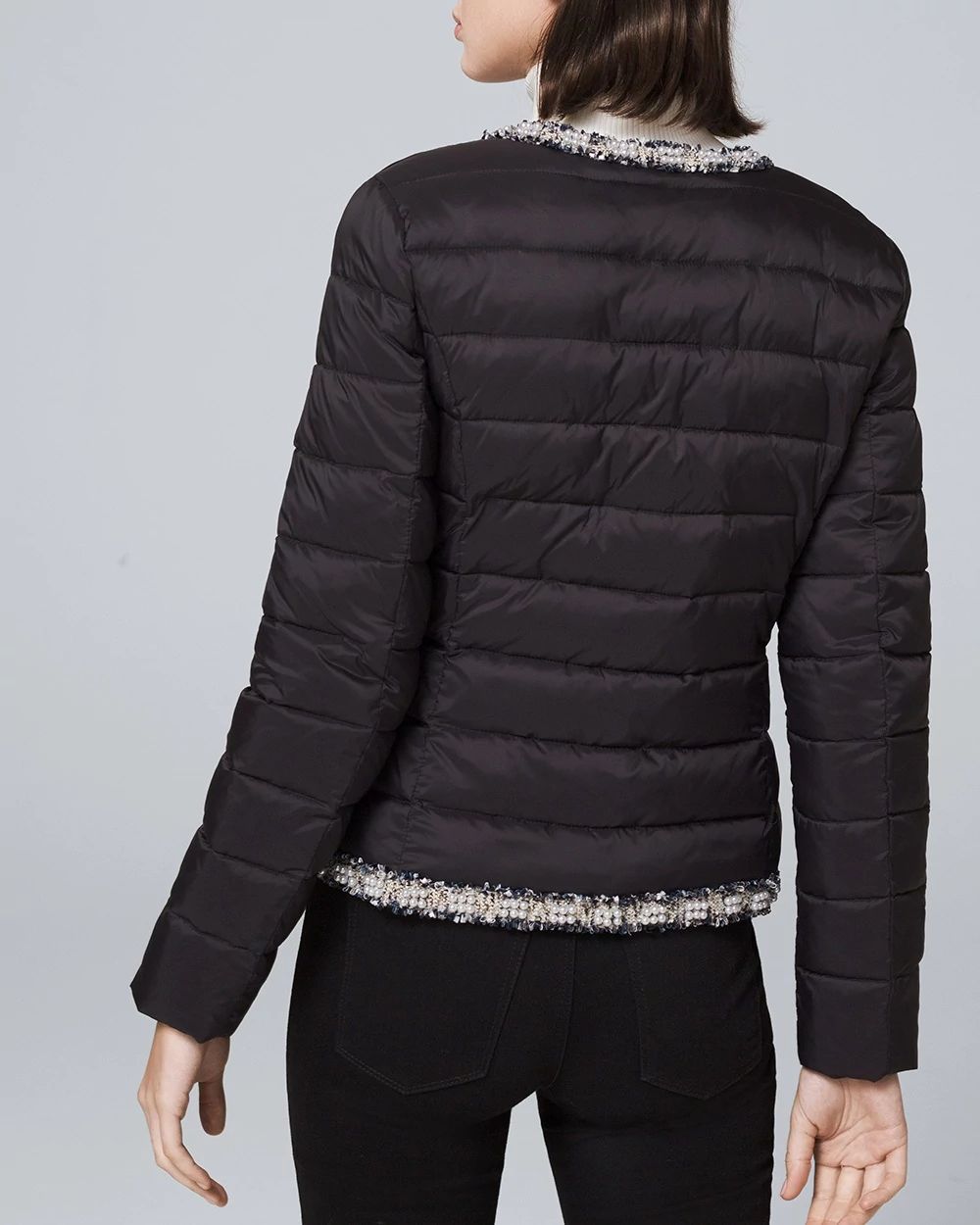 Embellished Puffer Jacket click to view larger image.