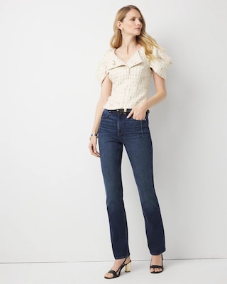 Petite Extra High Rise Elongated Slim Jean click to view larger image.