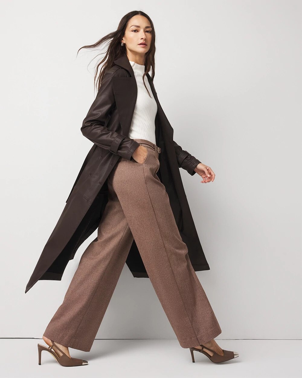Coated Trench Coat - image 2