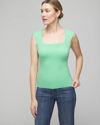 WHBM® FORME Square-Neck Top