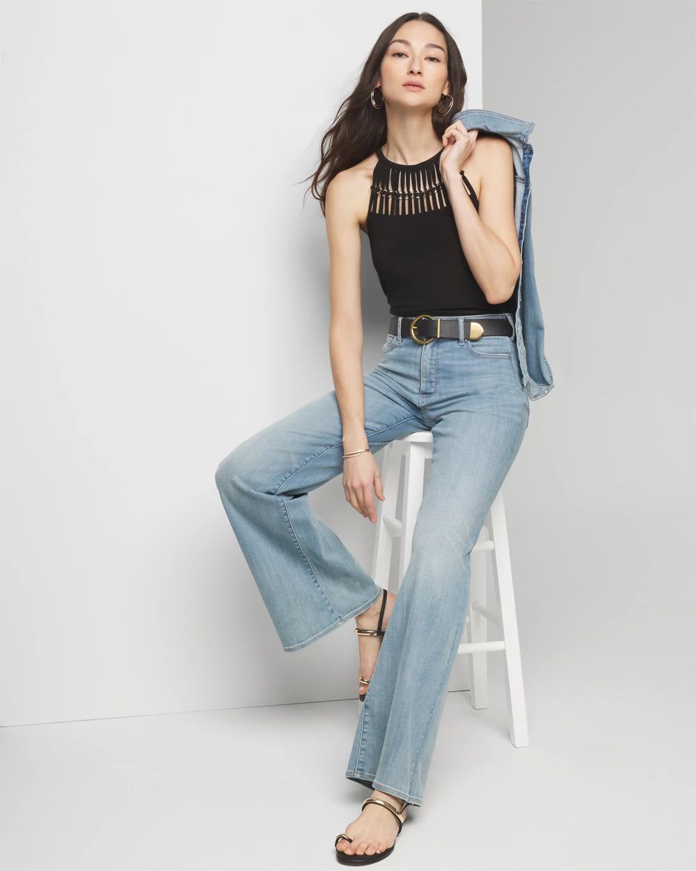 Matte Jersey Halter Top click to view larger image.