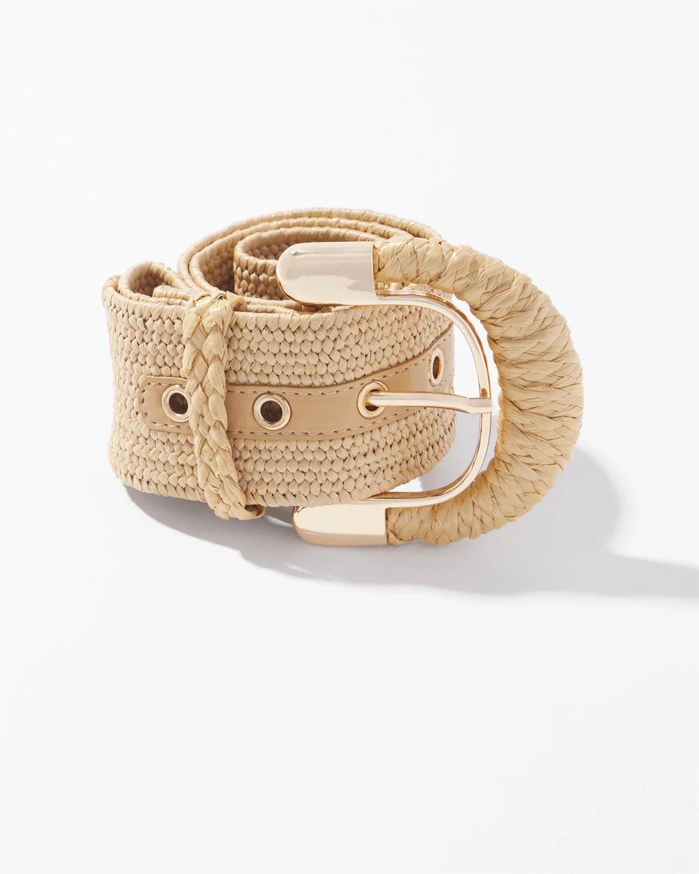 Raffia Waist Belt