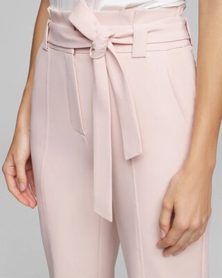 Curvy Fluid Tapered Ankle Pants