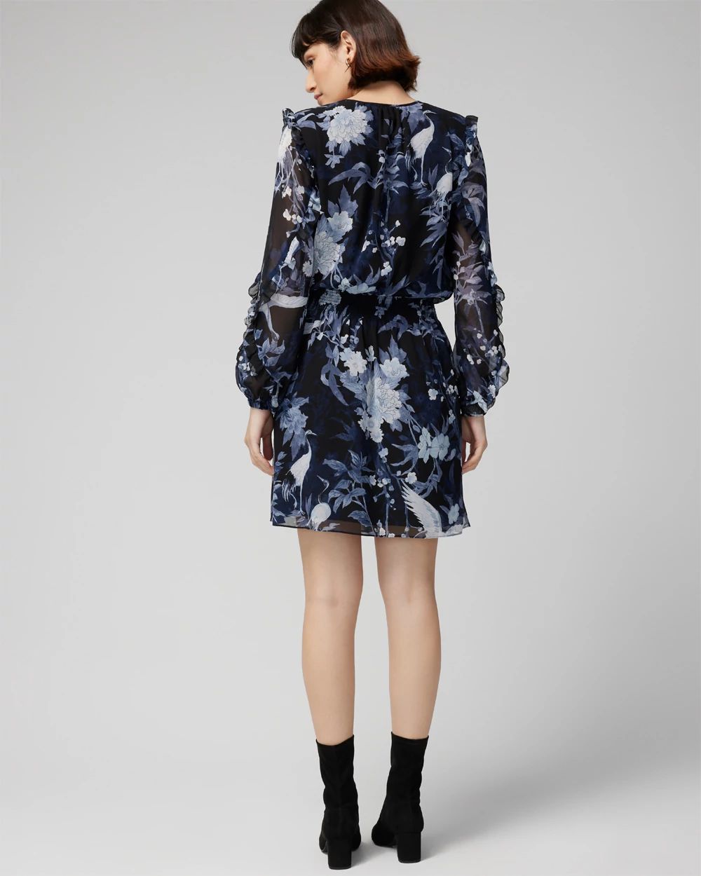 Long Sleeve Ruffle Dress