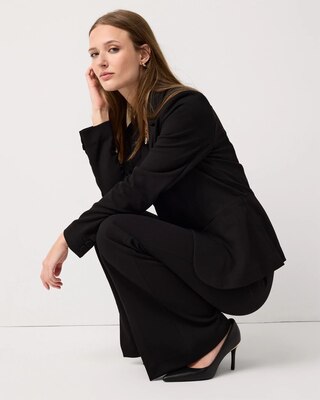 Knit Crepe Blazer click to view larger image.