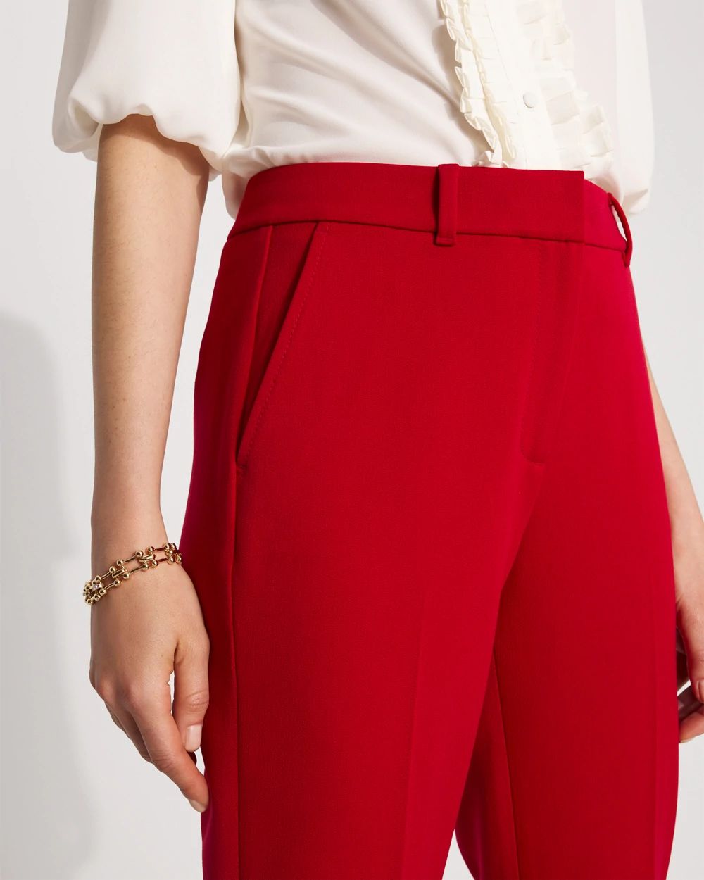 High-Rise Elle Slim Ankle Pant click to view larger image.