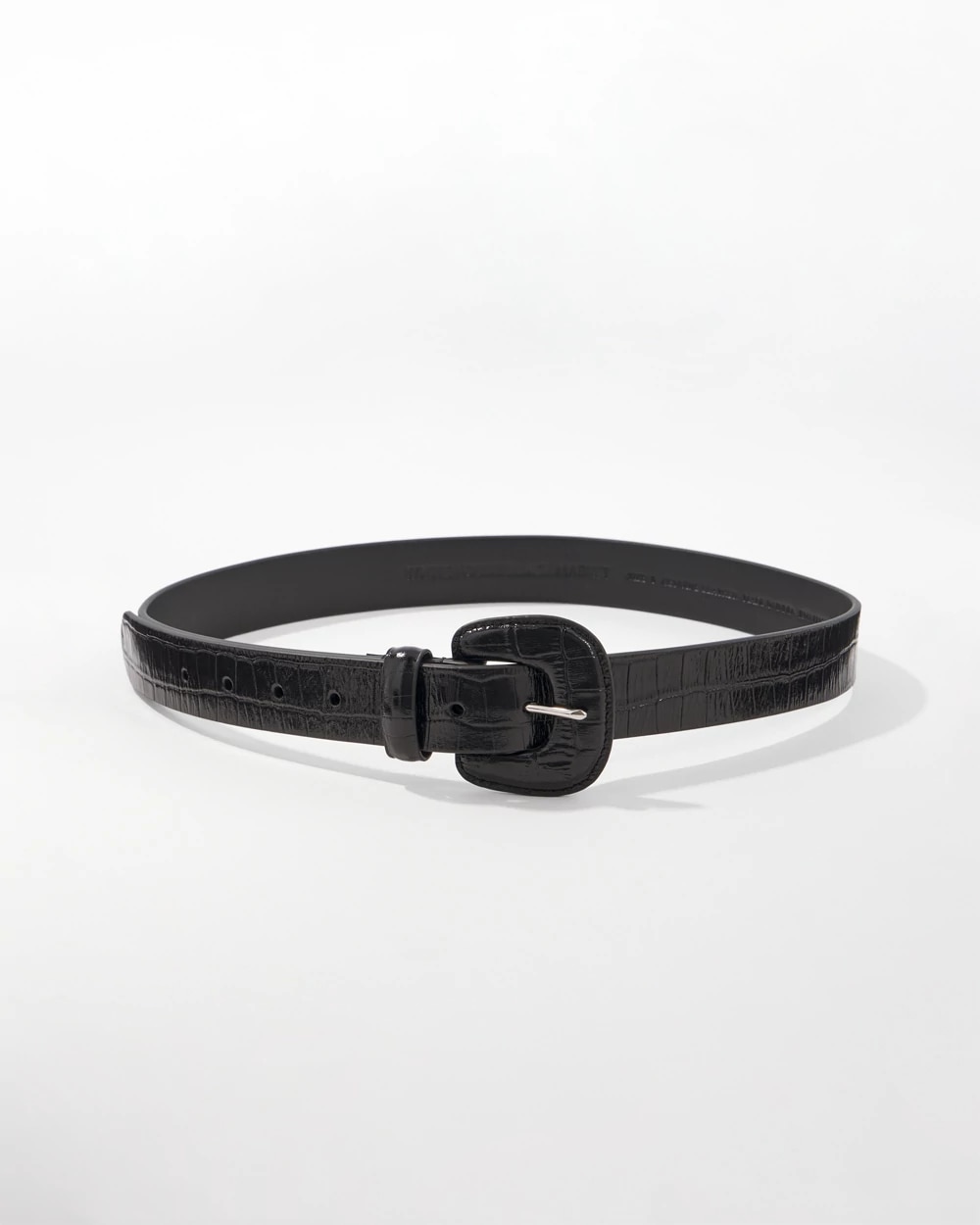 Faux Croc Belt