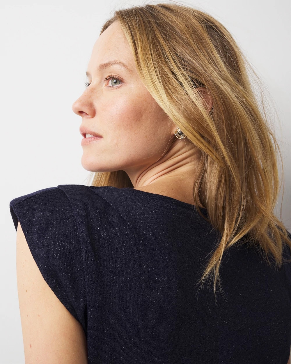 Shimmer Sweater Tank Top