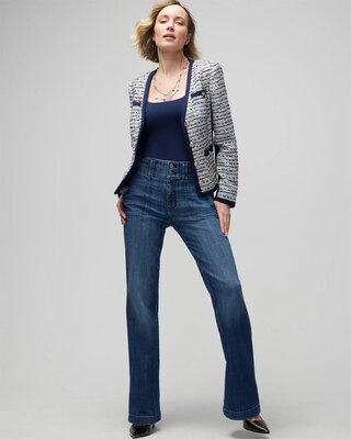 Extra High-Rise Everyday Soft Novelty Waistband Trouser