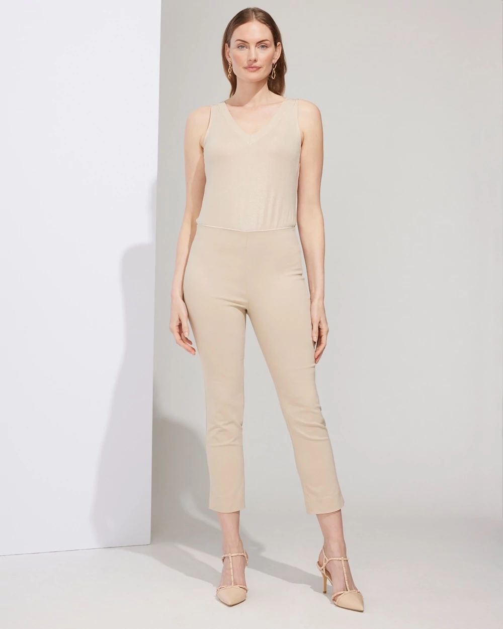 Outlet WHBM Pull-On Crop Pants