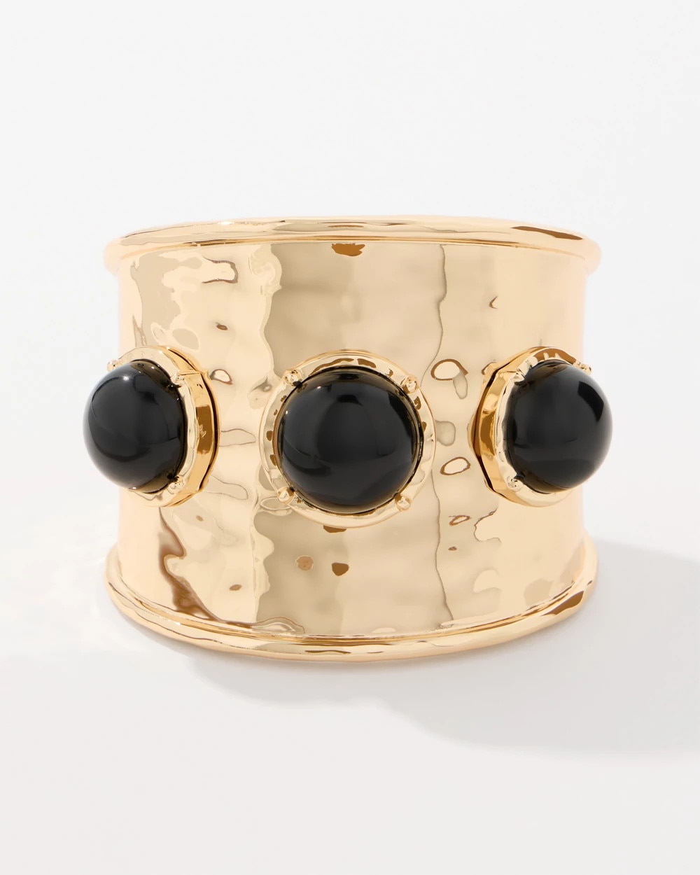Black Cap Cuff Bracelet - image 2