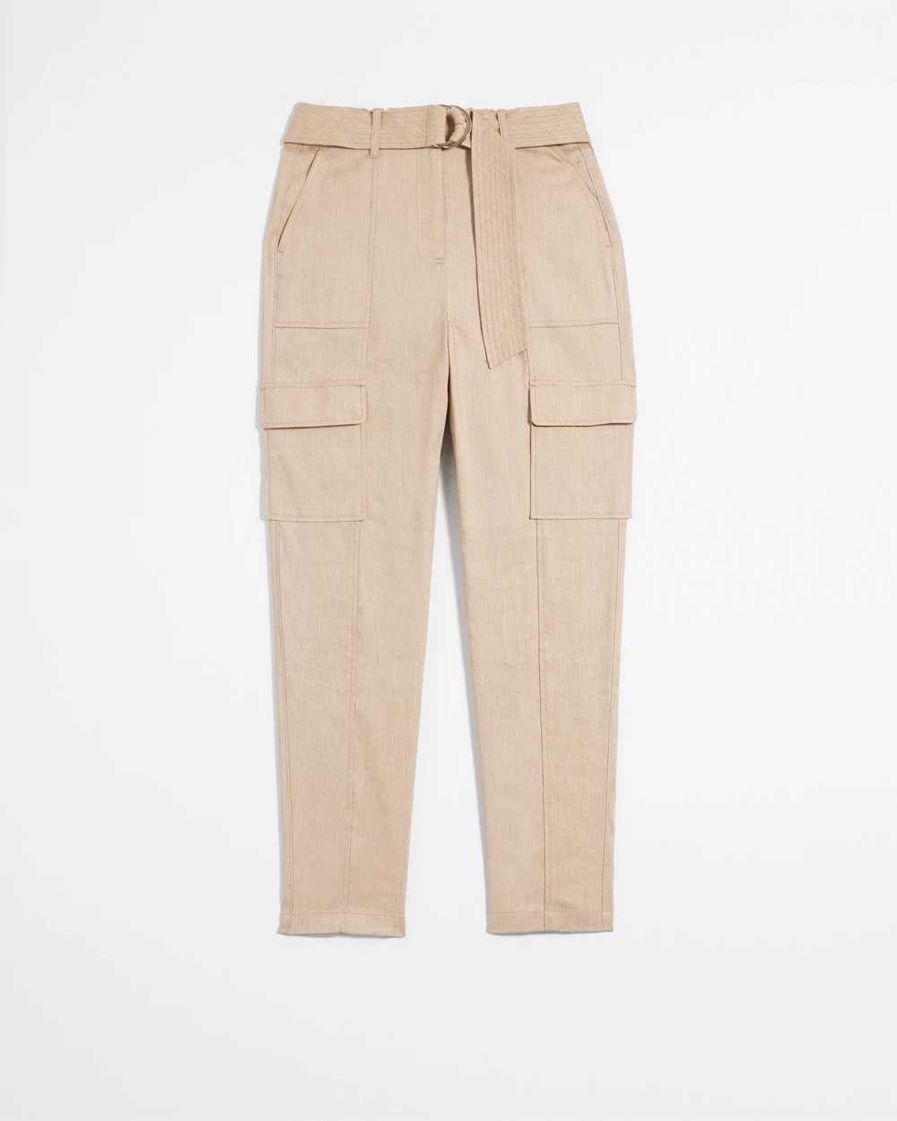 Linen Belted Utility Pant click to view larger image.