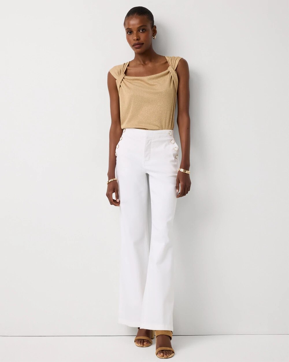 Metallic Knit Tank