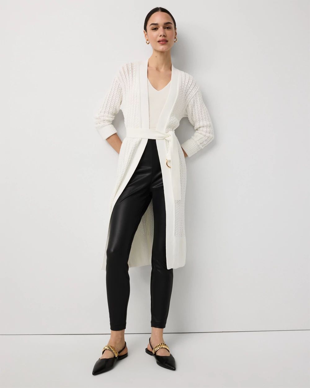 Faux Leather Legging click to view larger image.