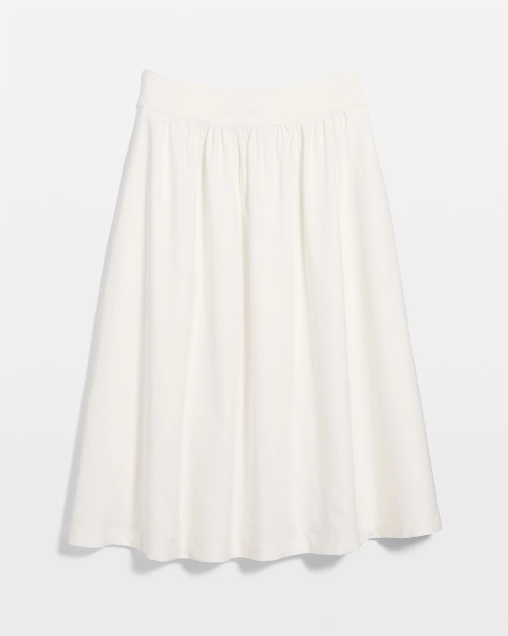Petite A-line Midi Skirt