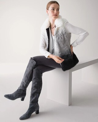 Vegan Suede WHBM® Runway Legging