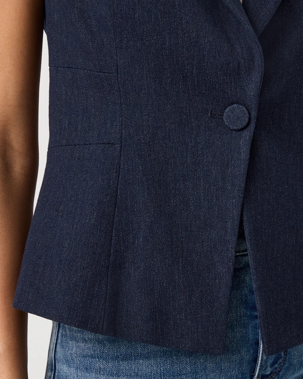 Denim-Look Vest - image 3