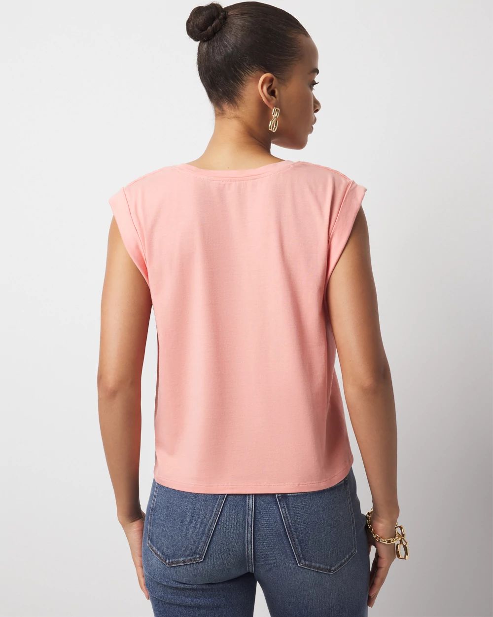 Braided Shoulder Tee