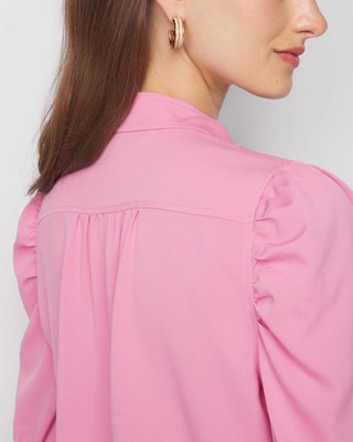 Ruched Sleeve Shirt click to view larger image.