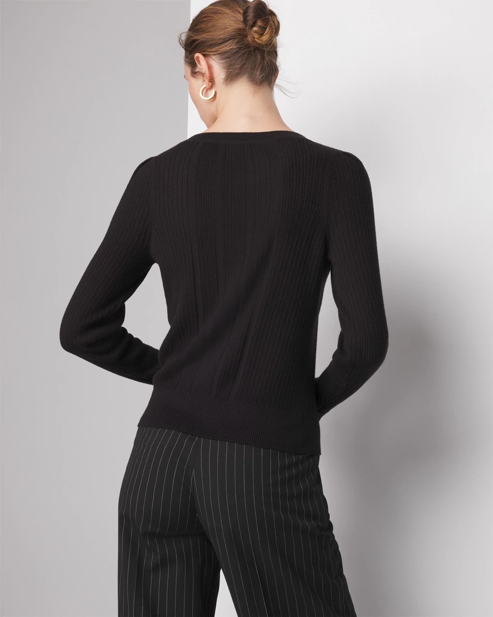 Cashmere Blend Crewneck Sweater