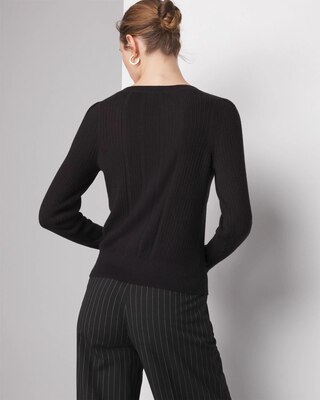 Cashmere Blend Crewneck Sweater click to view larger image.