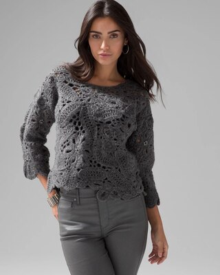Crochet Bateau Sweater