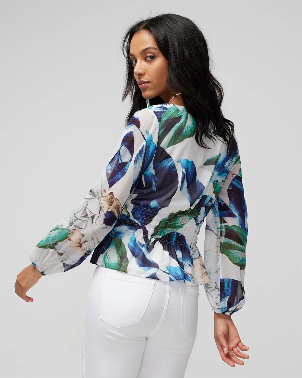 Smocked Waist Blouse