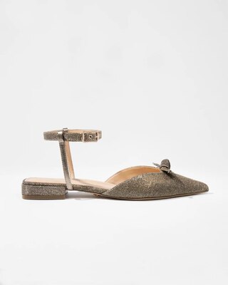 Sparkle Closed Toe Flats