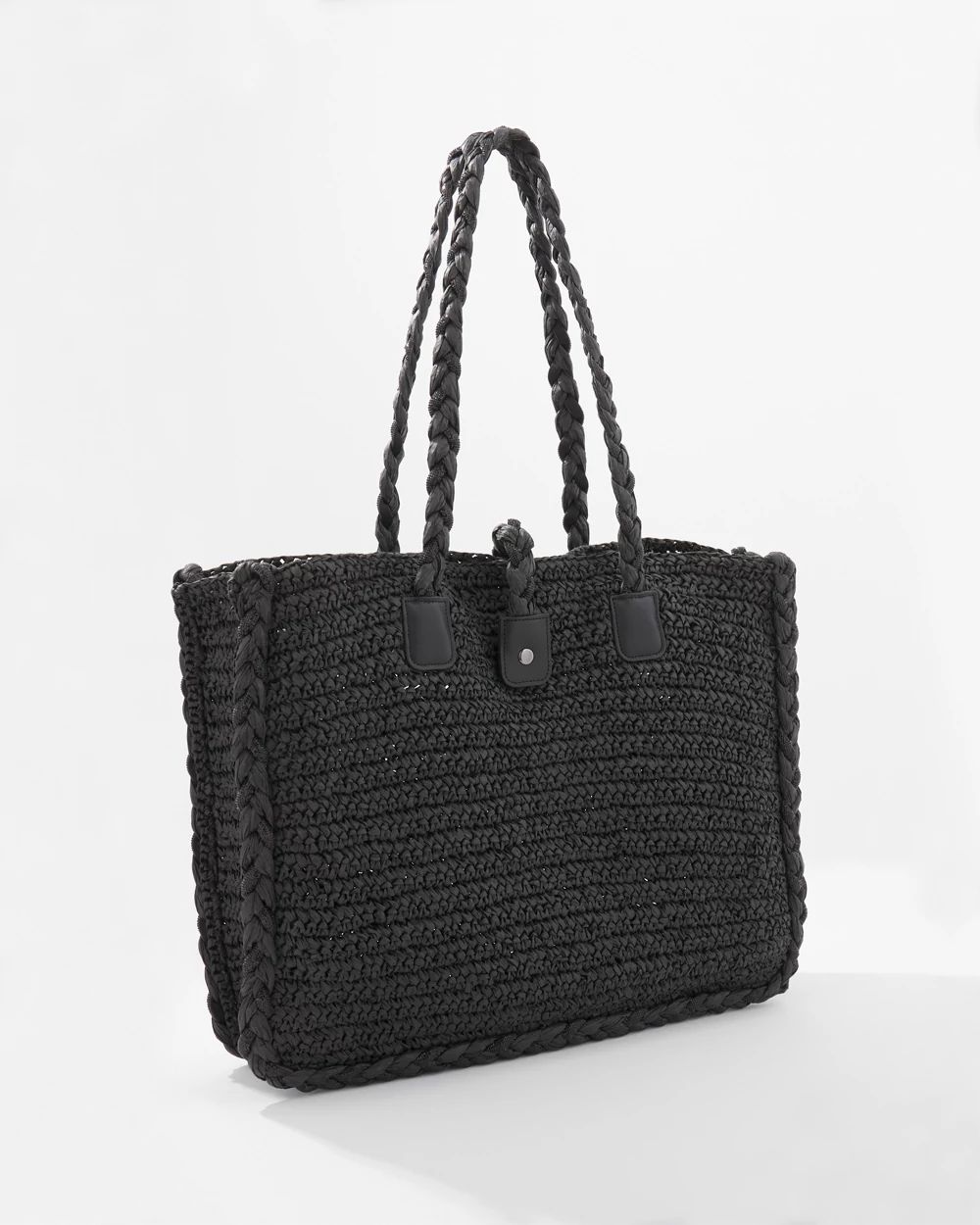 Braided Raffia Tote click to view larger image.