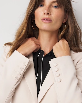 WHBM® One-Button Blazer click to view larger image.
