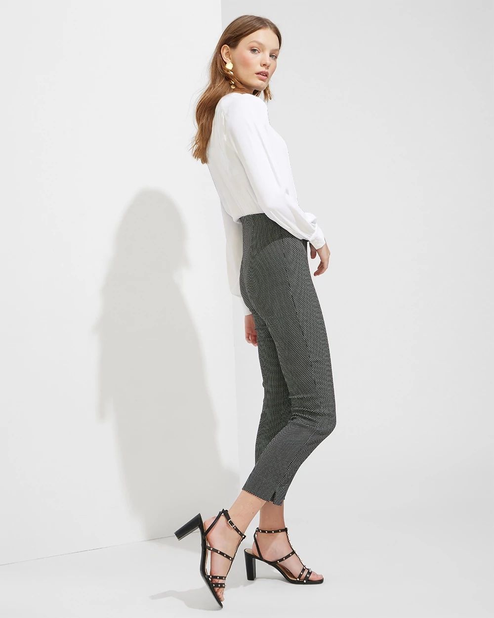 Outlet WHBM Pull-On Crop Pants