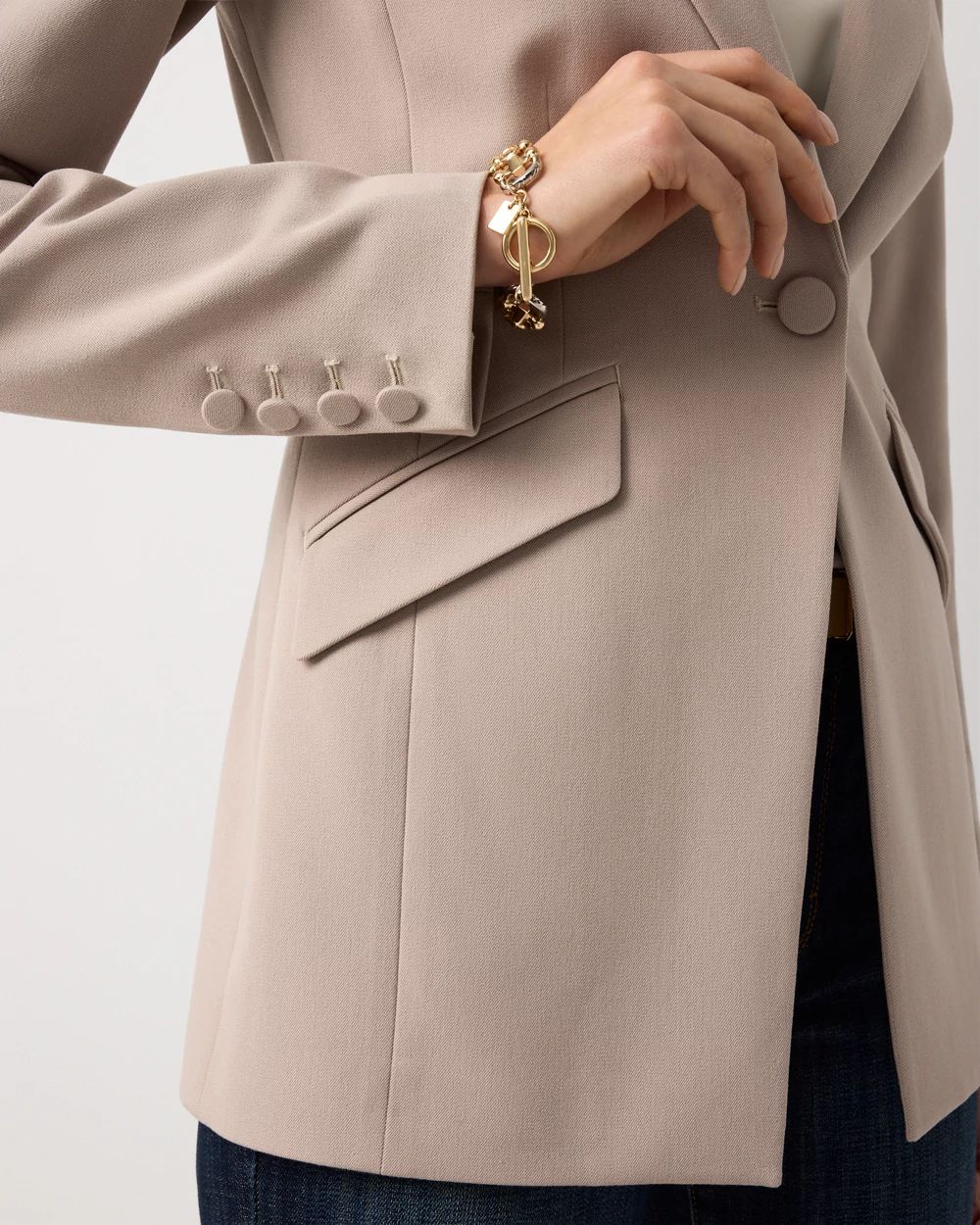 Petite WHBM® One-Button Blazer