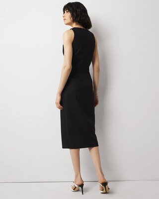 Faux Wrap Sheath Dress click to view larger image.