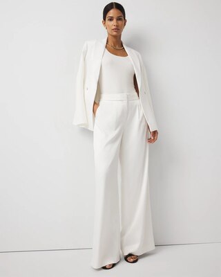 Satin Ultra Wide Leg Pant click to view larger image.