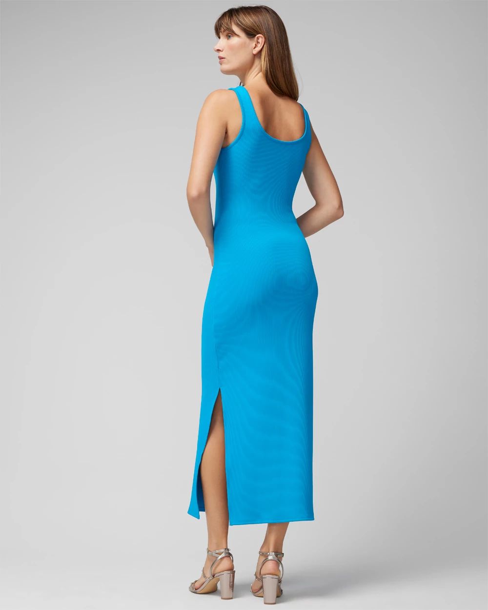 Petite WHBM® FORME Rib Scoopneck Dress click to view larger image.