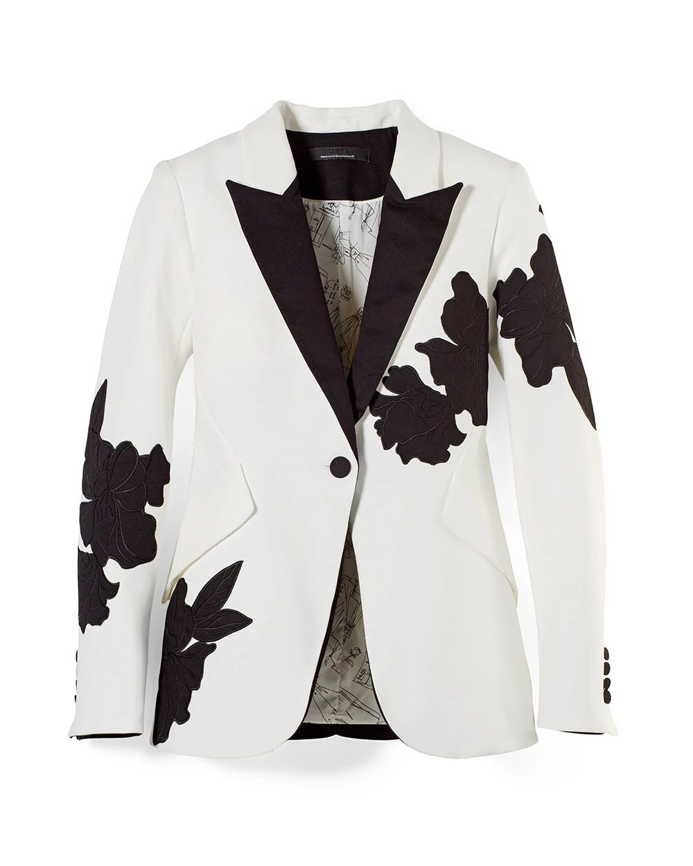 White house black market white blazer cheap