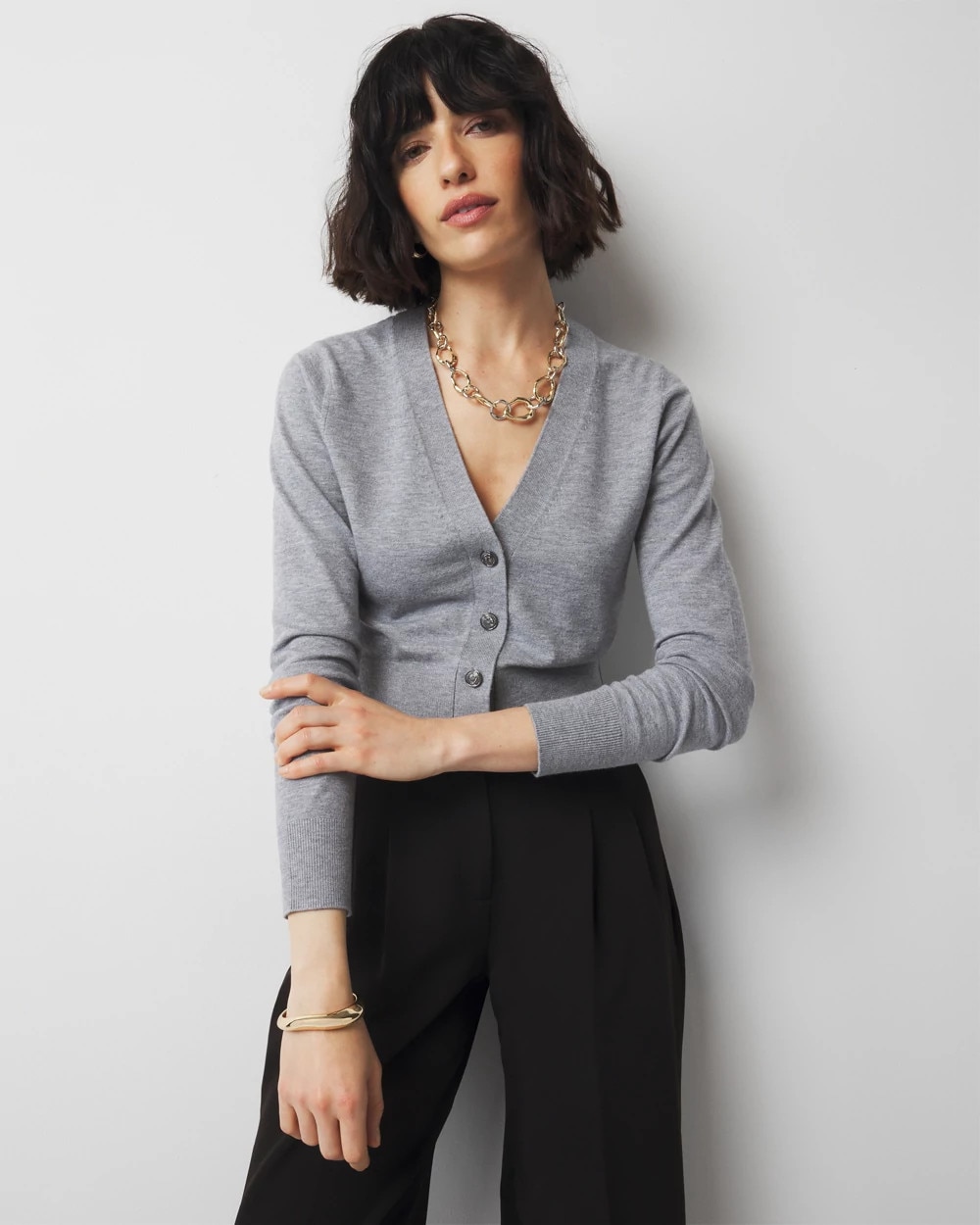 Cropped Cardigan - image 2