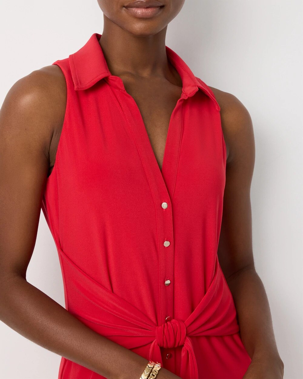 Tie-Front Dress