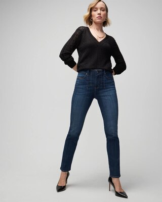 High-Rise Everyday Soft Denim™ Darts Slim Ankle Jeans