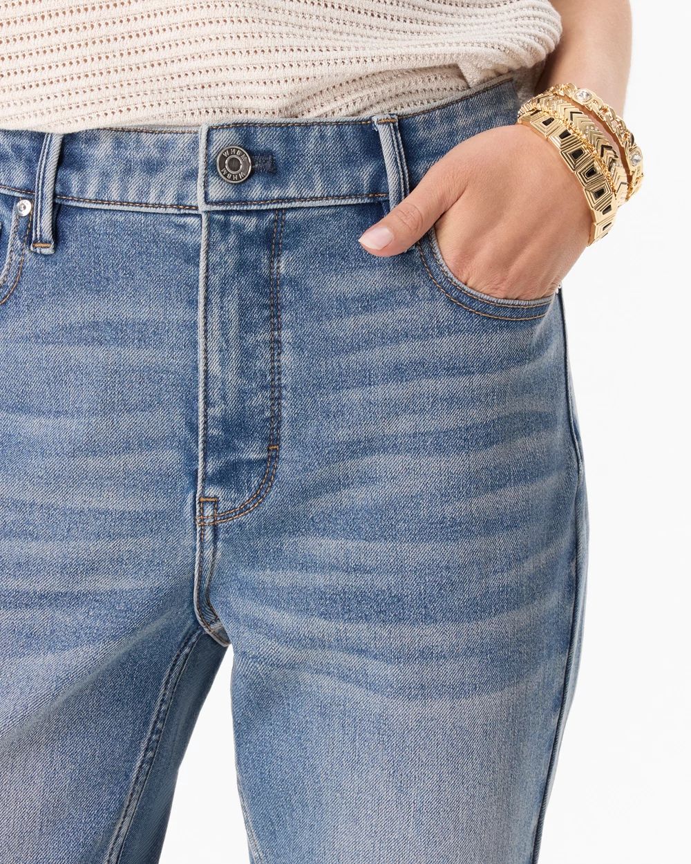 High-Rise Skinny Ankle Jean click to view larger image.