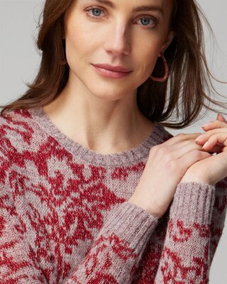 Floral Crewneck Pull Over