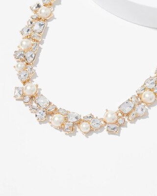 Mixed Media Collar Necklace