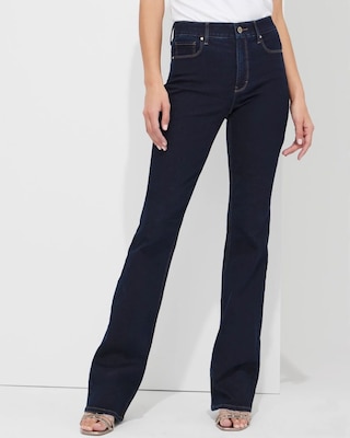 Outlet WHBM High Rise Skinny Flare Jeans