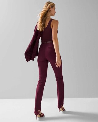 WHBM® Elle Slim Trouser Comfort Stretch Pant click to view larger image.