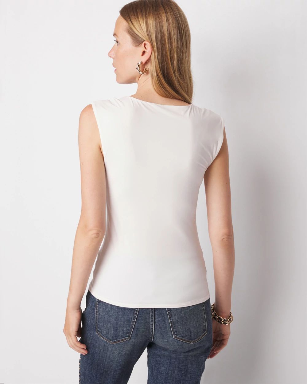 WHBM® FORME Square-Neck Top click to view larger image.