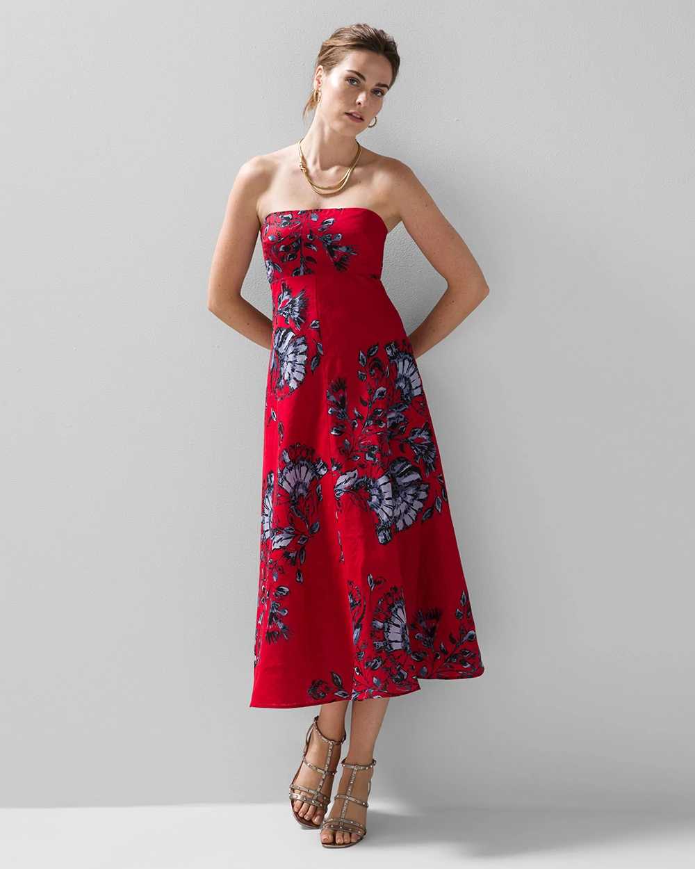 White house black shop market red dress